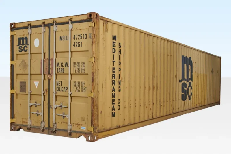 Conteneur maritime d'occasion de 30 pieds x 8 pieds - Coupé.