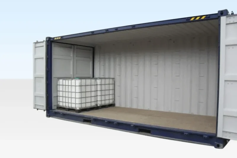 Conteneur Hi Cube de 20 pieds (2,89 m de haut) adapté pour le stockage d'IBC - Image 5