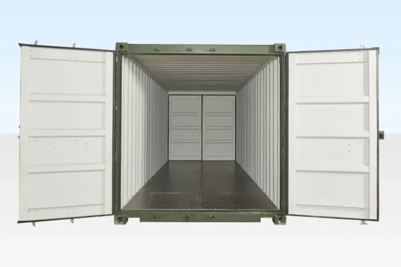 Conteneur Tunnel de 20 pieds x 8 pieds (Portes Doubles à Chaque Extrémité) - Un Seul Voyage - Image 2